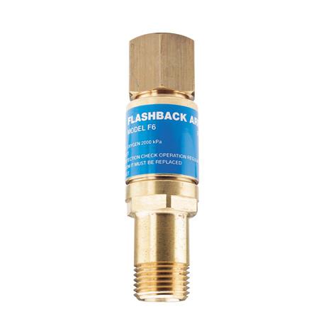 CIGWELD Comet F6 Flashback Arrestor Oxygen 308777