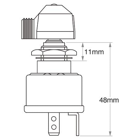 Cole Hersee Ignition Switch Off/Ign Start Rated 20A 12V (Pack of 1) 95612BL