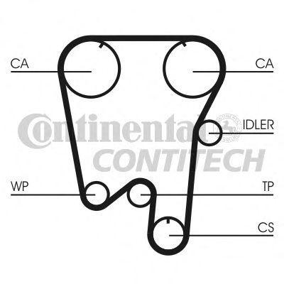 Contitech Timing Belt CT855