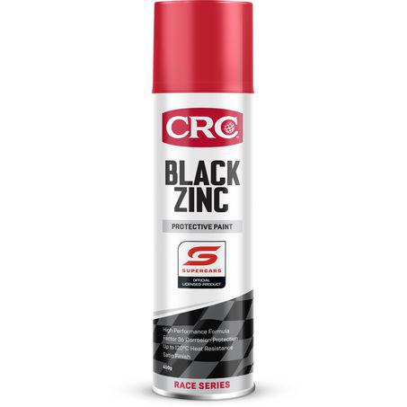 CRC Black Zinc Rust Protection Aerosol Spray 400g 1752469
