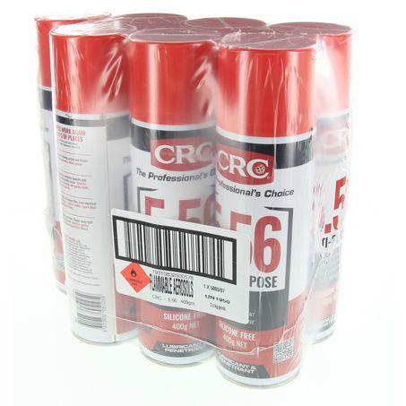 CRC 5-56 Multi-Purpose Lubricant Aerosol Spray 7x400g 7Pk 5005 07