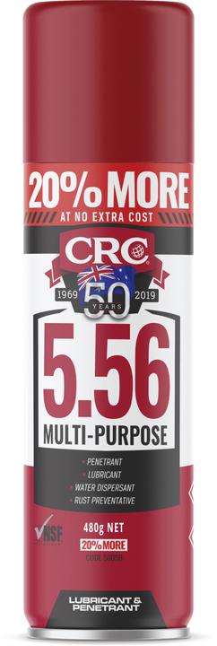 CRC 5-56 Multi-Purpose Lubricant Aerosol Spray BONUS 20% 480g