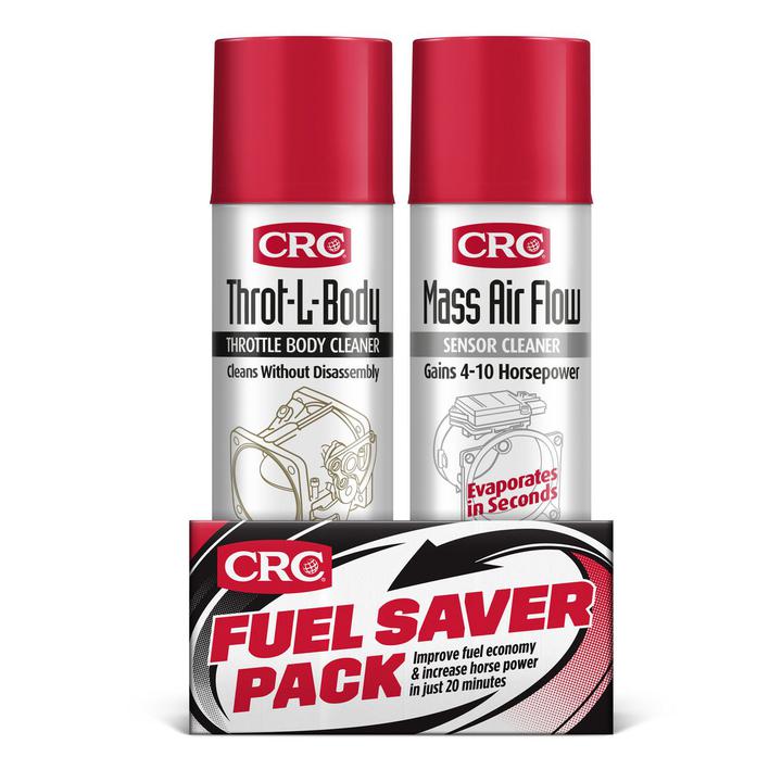 CRC Throttle Body Cleaner & Mass Air Flow Sensor Fuel Saver Kit Aerosol Sprays