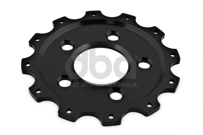 DBA T3 5000 Aluminium Hat Black Brake Rotor Front DBA52104.2BLK