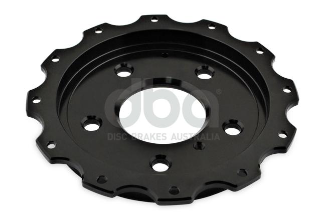 DBA T3 5000 Aluminium Hat Black Brake Rotor Front DBA52314.2BLK