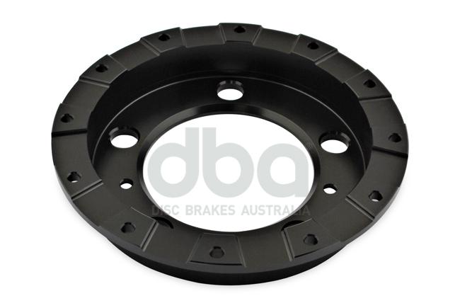DBA T3 5000 Aluminium Hat Black Brake Rotor Front DBA52396.2BLK