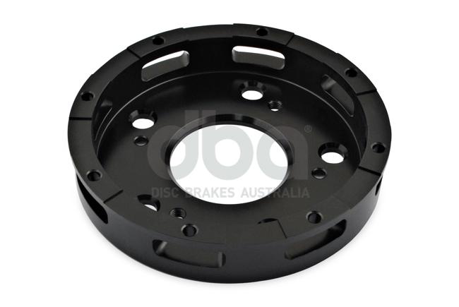 DBA T3 5000 Aluminium Hat Black Brake Rotor Front DBA52508.2BLK