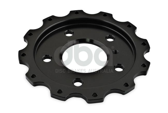 DBA T3 5000 Aluminium Hat Black Brake Rotor Front DBA5600.2BLK