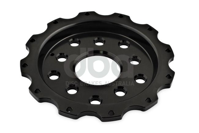 DBA T3 5000 Aluminium Hat Black Brake Rotor Front DBA5654-10.2BLK