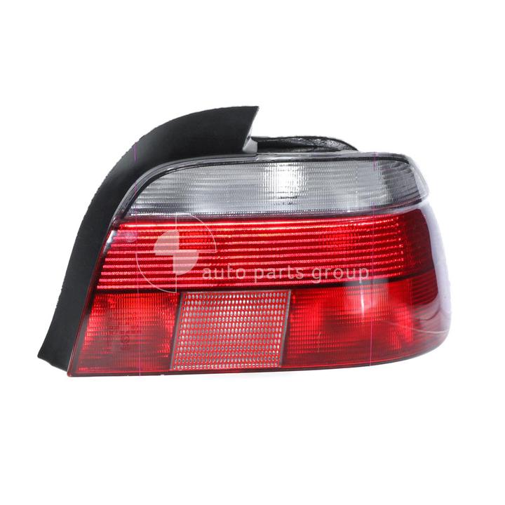APG All Crash Black Red/Clear Tail Lamp Drivers Side Certified Suits BMW 5 Series E39 1996 to 2003 EFC-21041RHQ