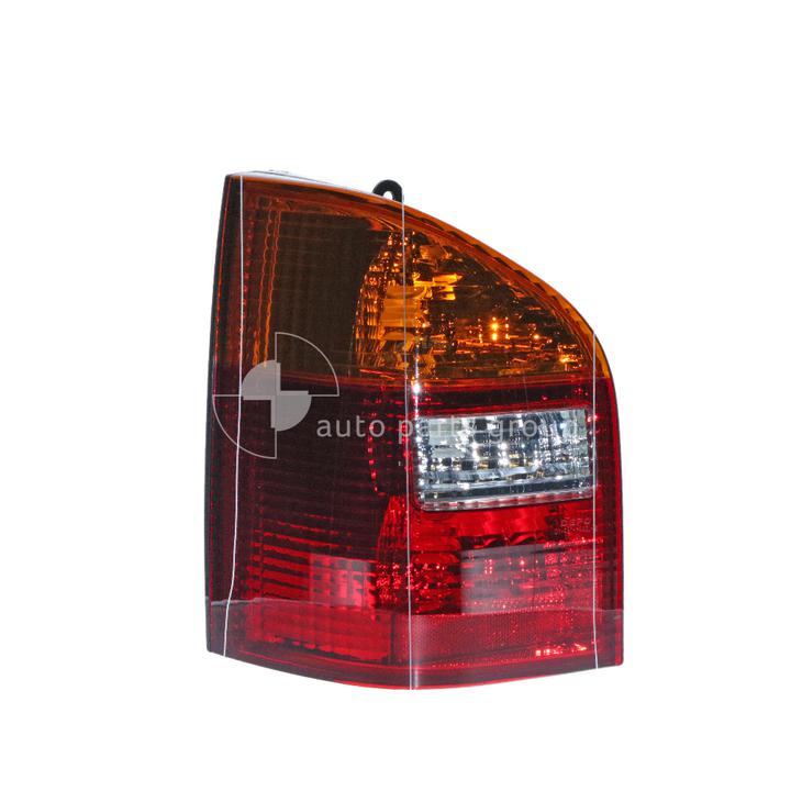 APG All Crash Black Red/Amber/Clear Tail Lamp Passenger Side Certified Suits Ford Falcon AU1 Wagon 1998 to 2000 FAU-21042LHQ