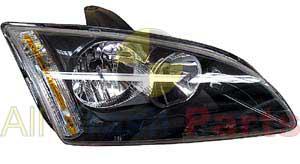APG All Crash Halogen Electric Adjust Head Lamp Drivers Side Certified Suits Ford Focus LS/LT 2005 to 2009 FOB-21030RHQ