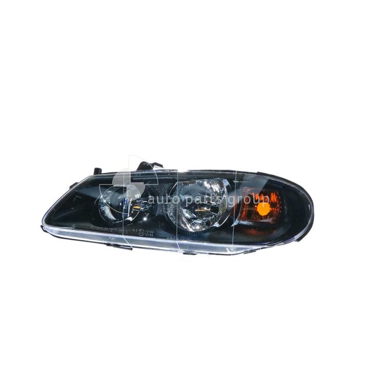 APG All Crash Black Head Lamp Passenger Side Certified Suits Nissan Pulsar N16 9/2002 to 1/2006 NPH-21032LHQ