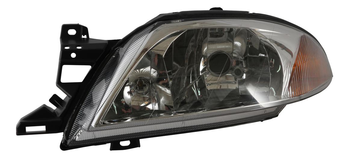 APG All Crash Chrome Halogen Head Lamp Amber Indicator Passenger Side Certified Suits Ford Falcon Fairmont/Ghia AU2/AU3 2000 to 2002 FAU-21033LHQ