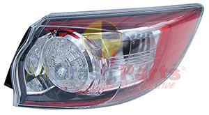 APG All Crash LED Tail Lamp Drivers Side Certified suits Mazda 3 BL Hatch 3/2009 to 12/2013 MBO-21043RHQ