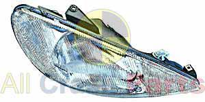 APG All Crash Halogen Electric Adjust Head Lamp Drivers Side Certified Suits Peugeot 206 XR 1999 to 2006 PWB-21030RHQ