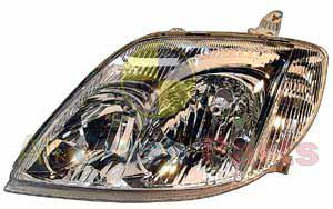 APG All Crash Halogen Head Lamp Passenger Side Certified Suits Toyota Corolla ZZE122R 2001 to 2007 TCO-21030LHQ