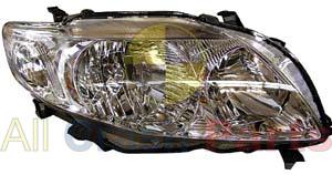 APG All Crash Head Lamp Drivers Side Certified Suits Toyota Corolla ZRE152R 2007 to 2010 TCP-21030RHQ