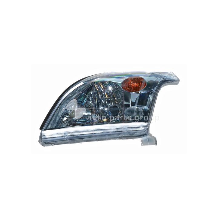 APG All Crash Halogen Head Lamp Passenger Side Certified Suits Toyota Prado Prado 120 Series 2002 to 2009 TLH-21030LHQ