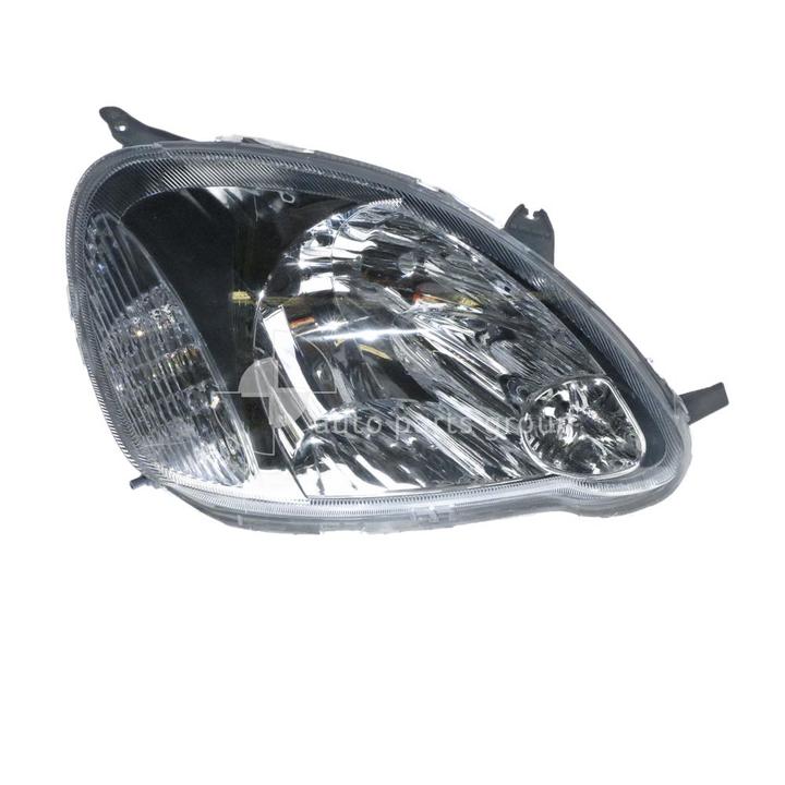 APG All Crash Halogen Manual Adjust Head Lamp Drivers Side Certified Suits Toyota Echo NCP10R/NCP13R 2002 to 2005 TTG-21030RHQ