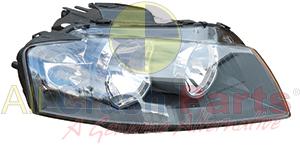 APG All Crash Halogen Head Lamp Drivers Side Certified Suits Audi A3 8P 2004 to 2008 UAO-21030RHQ