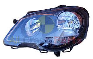 APG All Crash Halogen Head Lamp Passenger Side Certified Suits Volkswagen Polo GTi 9N 3 Door 2005 to 2010 VOD-21031LHQ