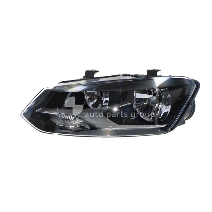 APG All Crash Halogen Head Lamp Passenger Side Certified Suits Volkswagen Polo GTi/Comfortline 6R 2010 to 2014 VOE-21031LHQ