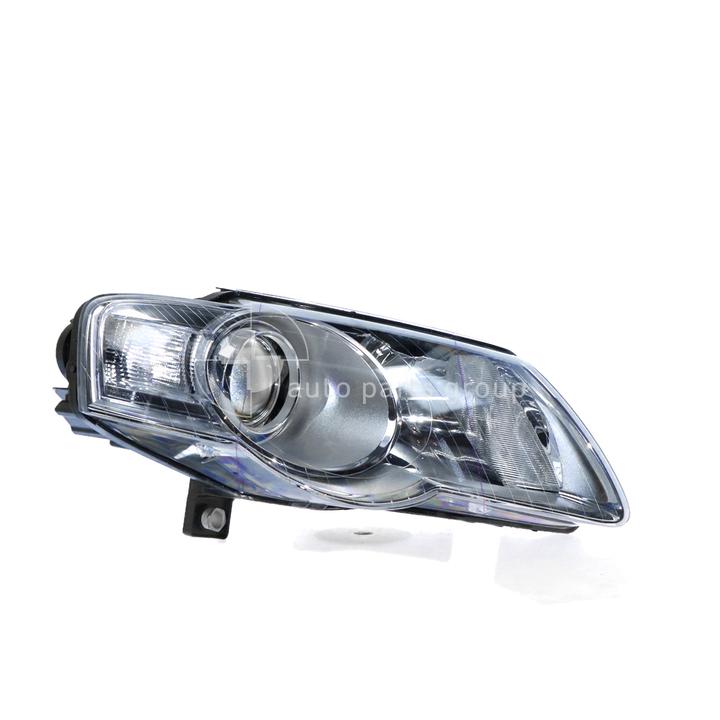 APG All Crash Halogen Electric Adjust Head Lamp Drivers Side Certified Suits Volkswagen Passat B6 2006 to 2011 VPD-21030RHQ