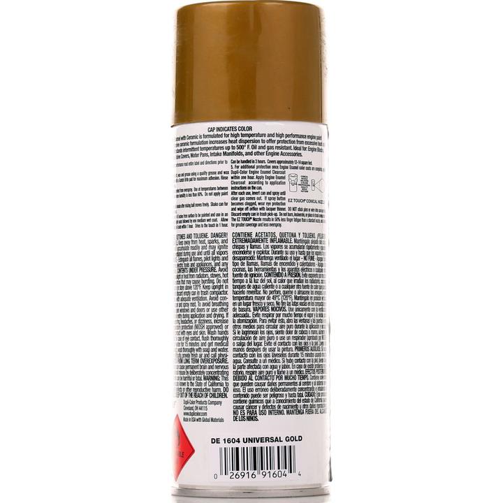 Dupli-Color Aerosol Spray Engine Enamel Universal Gold 340g DE1604