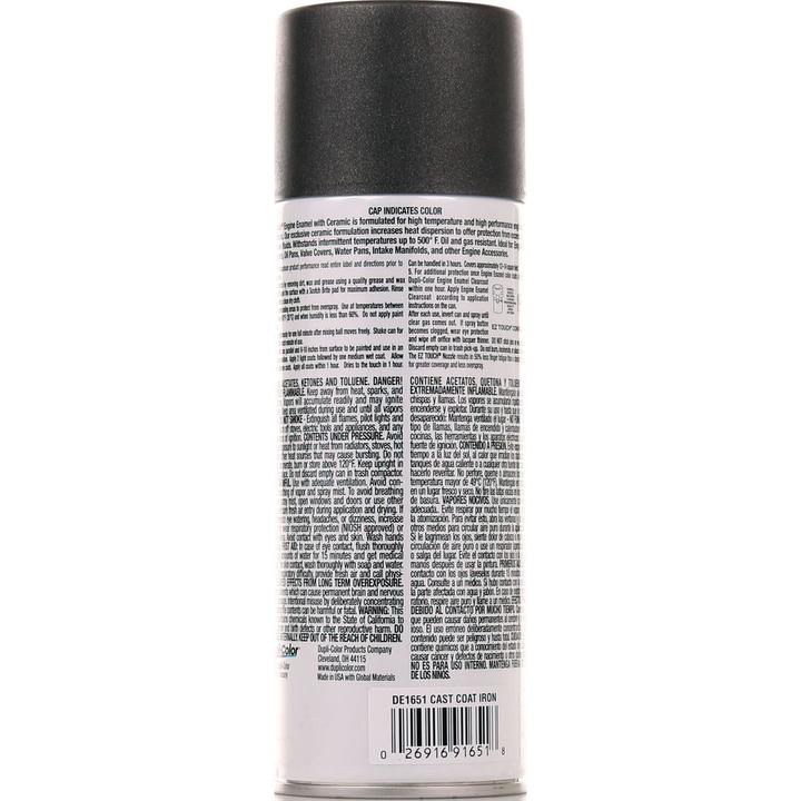 Dupli-Color Aerosol Spray Engine Enamel Cast Iron 340g DE1651