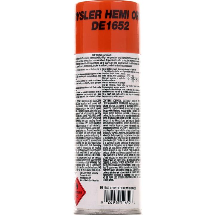 Dupli-Color Aerosol Spray Engine Enamel Orange 340g DE1652