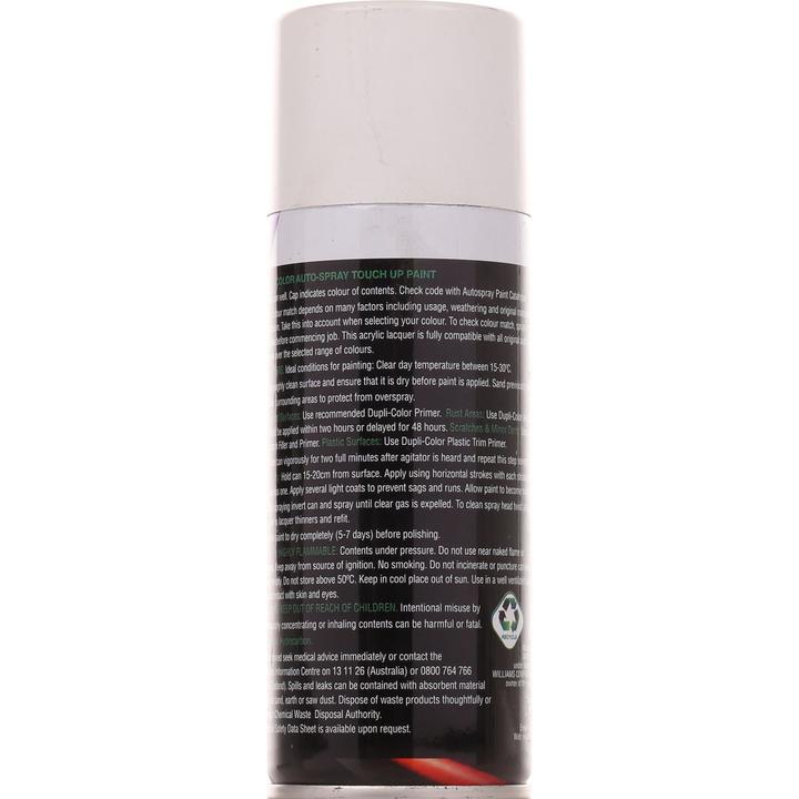 Dupli-Color Automotive Aerosol Spray Paint Aspen White 150g DSF102