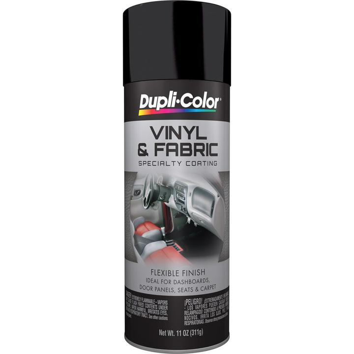 Dupli-Color Vinyl & Fabric Aerosol Spray Paint Gloss Black 311g HVP104