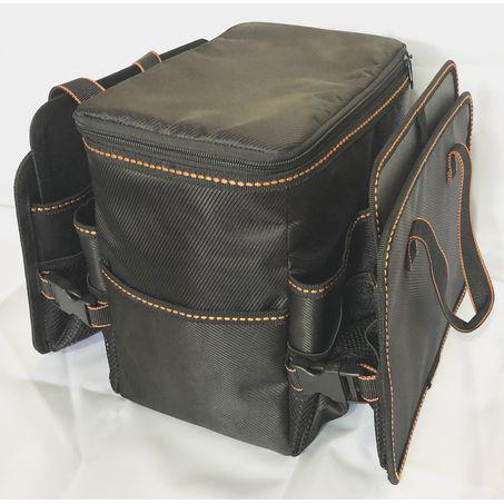 DUSC Storage Organiser In-Car Double Open Top with Cooler Bag