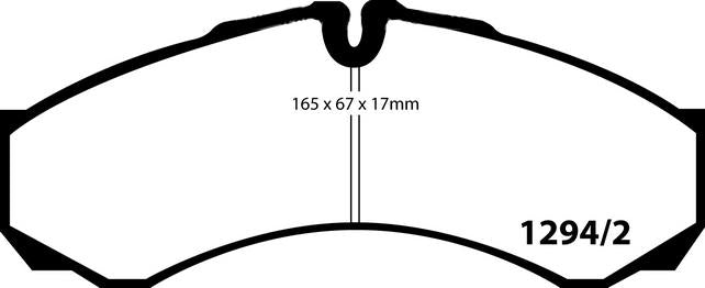 EBC Ultimax Brake Pad Set DPC12942