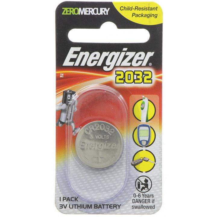 Energizer Coin Battery Lithium 3V CR2032 1 Pack ECR2032BS1