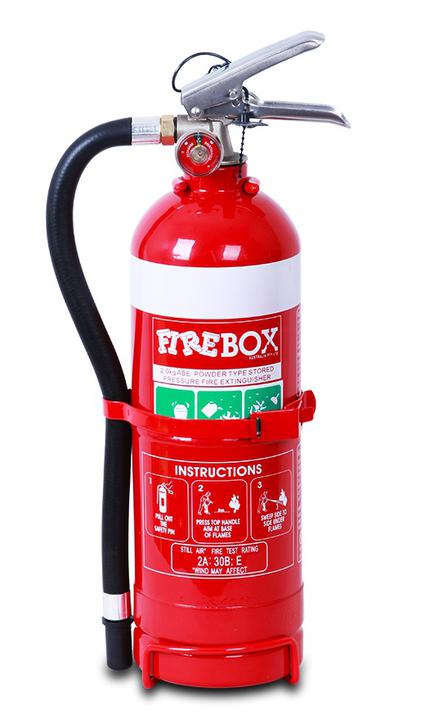 Firebox Fire Extinguisher Dry Chemical Powder ABE 2kg FB20ABE