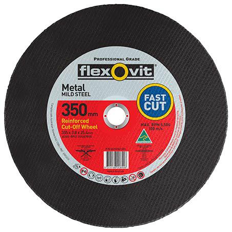Flexovit High Speed Machine Cut Off Disc Metal 350x3.8x25.4mm 66252841626