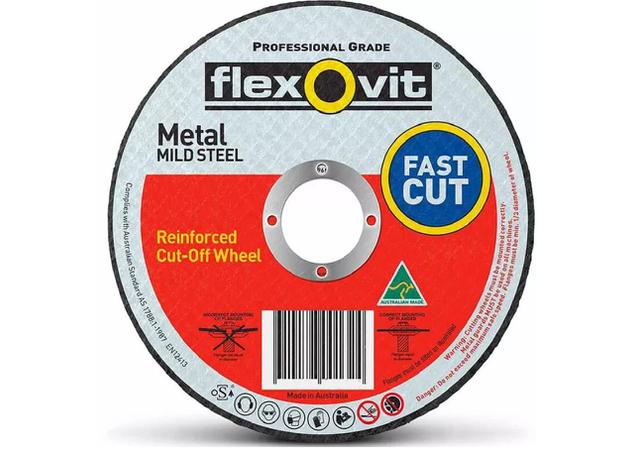 Flexovit 25 X 2.5 X 16 mm Mild Steel Right Angle Cutting Disc 66252920010