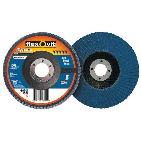 Flexovit Zirconia Flap Disc 40G 127x22mm 66261039207