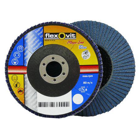 Flexovit Zirconia Flap Disc 60G 115x22mm 66261039219