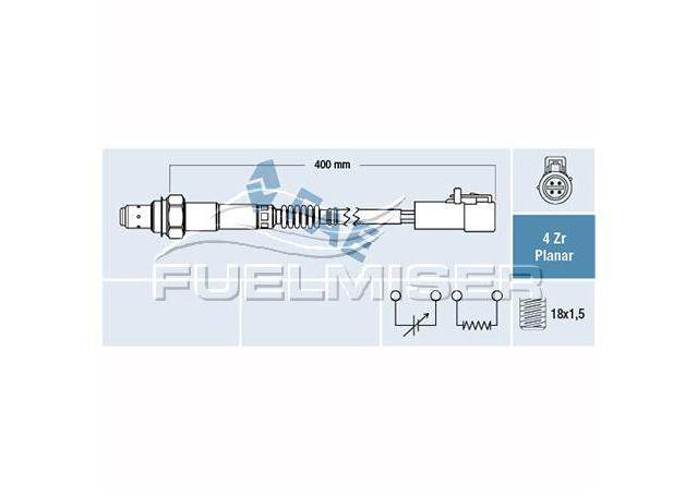 Fuelmiser Oxygen Lambda Sensor COS5020