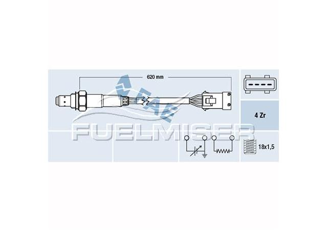 Fuelmiser Oxygen Lambda Sensor COS5081