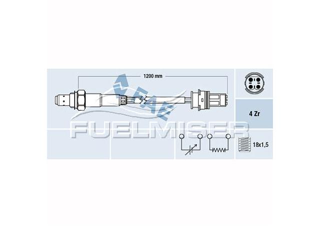 Fuelmiser Oxygen Lambda Sensor COS5137