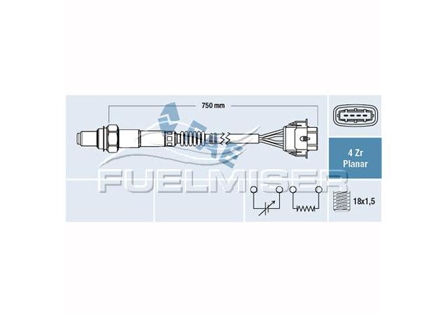 Fuelmiser Oxygen Lambda Sensor COS5166