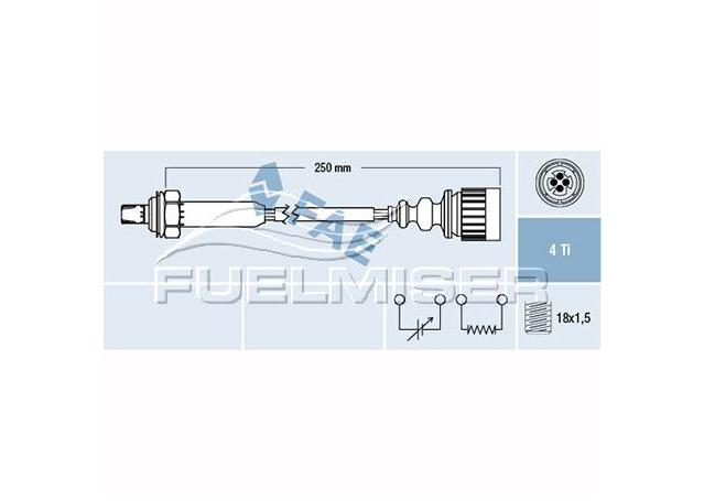 Fuelmiser Oxygen Lambda Sensor COS5193