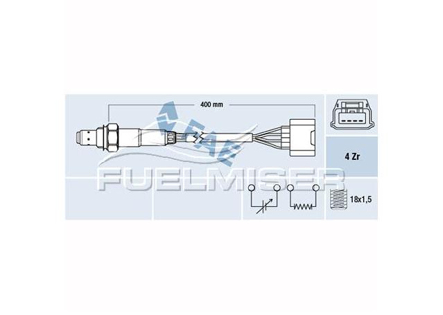 Fuelmiser Oxygen Lambda Sensor COS5360