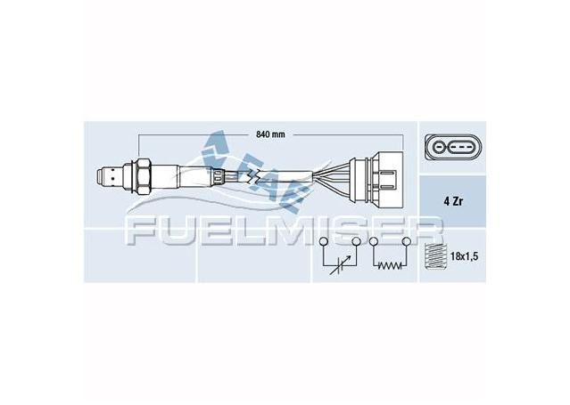 Fuelmiser Oxygen Lambda Sensor COS5375