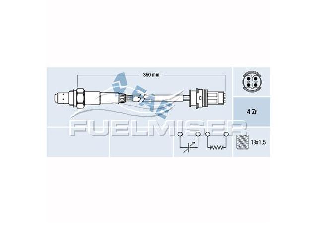 Fuelmiser Oxygen Lambda Sensor COS5376
