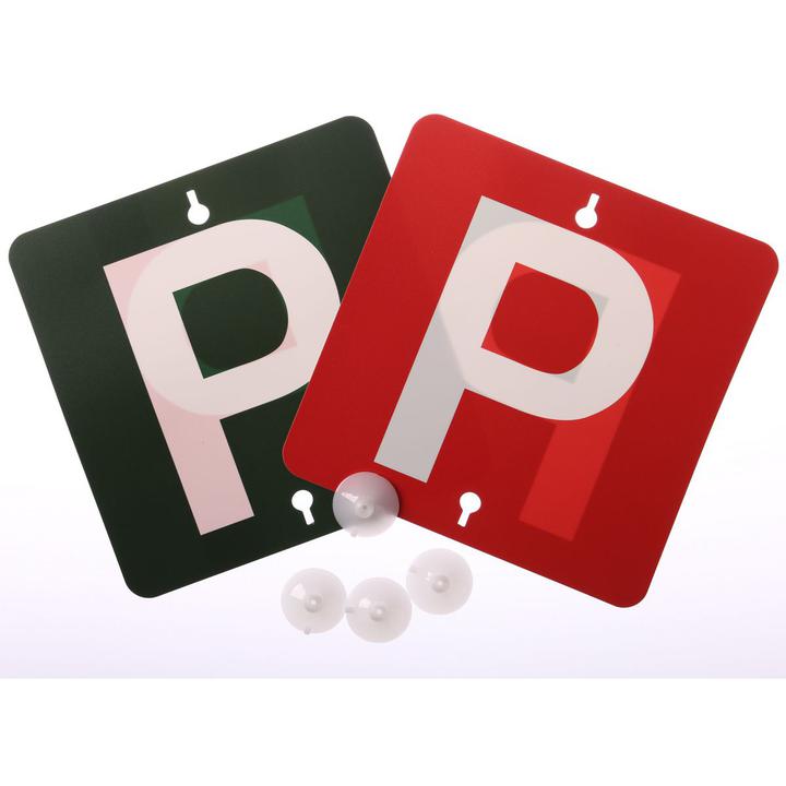 Gearup Red/Green Probationary Plate Set - Reversable GURPP